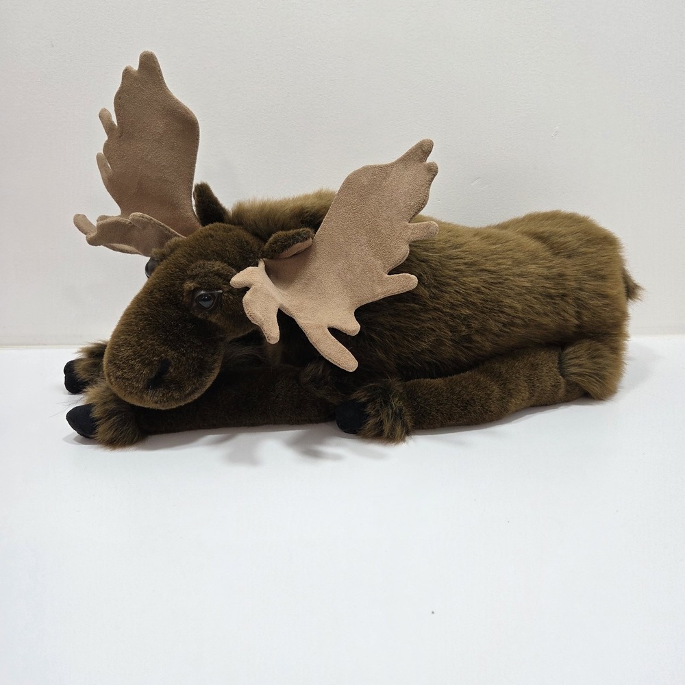 Ditz Moose‎ Plush Realistic By Gallerie Ditz Designs Hen House Stuffed Animal